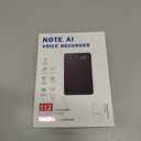 AI Voice Recorder, Audio Activated Recorder with Playback, App Control, Transcribe & Summarize with AI Technology, 190 Languages, 64GB Memory, Suitable for Lectures, Learning, Meetings, Calls (Black)