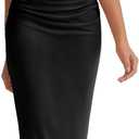 DRESSTELLS 2026 Women One Shoulder Halter Maxi Dress Summer Wedding Guest Cocktail Party Prom Formal Dresses, L