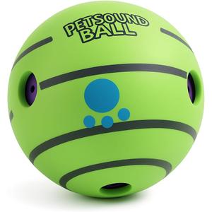 Dog Toy Ball, Interactive Dog Ball, Makes a gurgling Sound When Shaken, for Training and Herding, 4.33 inches (11 cm)