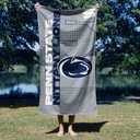 Northwest Penn State Nittany Lions NCAA Microfiber Beach Towel, Quick-Dry, Soft & Absorbent Lightweight Travel Essentials for Pool or Bath, 30x60 inches