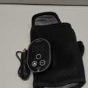 Cordless Foot and Ankle Massager for Pain Relief, FSA Eligible HSA,Rechargeable Foot Massager for Neuropathy Ankle Heating Pad Wrap with Massage for Circulation, 6Heat &3Vibration Levels&Timer (Black)