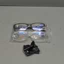 Gaoye 2-Pack of Reading Glasses - Blue-Light Filter, UV Protection - Readers with Rectangle Frames