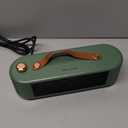 800W portable fast heating heater, multifunctional space heater with 2-level adjustable overheating, suitable for use in bedrooms, offices, and indoor environments (green)