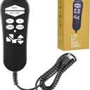 5-Pin Lift Chair Remote Replacement Compatible with Golden&Ultra Comfort Dual-Motor Recliners,Recliner Hand Controller for ZKAD-2/3/4/5 Style Remotes,Supports Rise Recline TV Home Sleep Zero Gravity