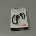 JVC Sport True Wireless Earbuds Headphones, Lightweight and Compact, Long Battery Life (up to 30 Hours), High Quality Sound with Neodymium Magnet Driver, Water Resistance (IPX5) - HAEC25TB (Black) (Small)