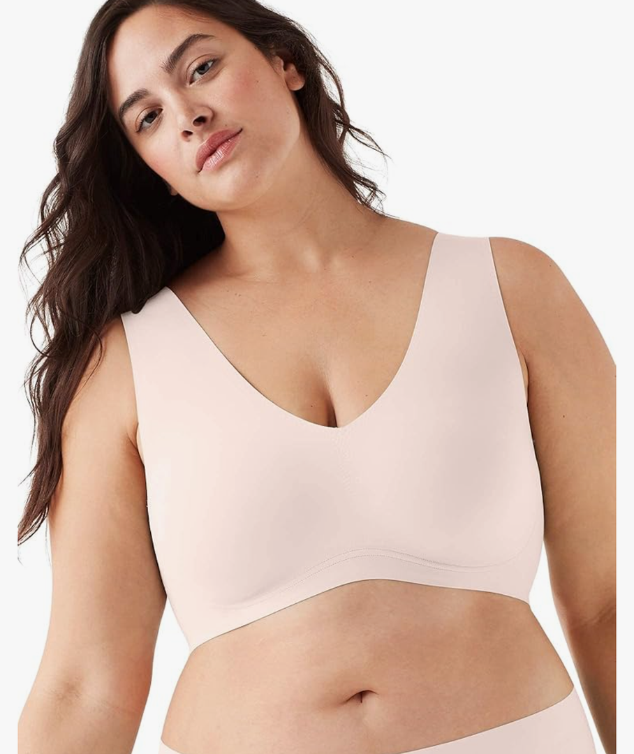 True & Co Women's True Body Lift V Neck Bra, Size Medium