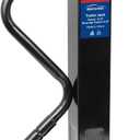 12000 LBS Heavy Duty Weld-On Square Tube Trailer Jack, 12-1/2" Lift 13-1/2" Drop Leg Travel, Side Pull Pin, Black