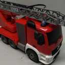 Fire Truck, Remote Control Water Sprinkler Fire Truck, Full-Direction Rapid Rescue - 1:26 Scale RC Firetruck Toys for Ages 3 and Up
