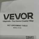VEVOR Pet Grooming Table, 32 x18 Inch with Height Adjustable Arm, 220LBS Static Weight Capacity, Foldable Dog Groom Station with No-Sit Haunch Holder with Grooming Loop, for Medium and Small Dogs