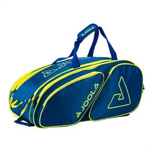 JOOLA Tour Elite Pickleball Bag - Backpack & Duffle Bag for Pickleball Paddles & Accessories - Holds 4+ Paddles - Includes Fence Hook - Choose from Multiple Colors. (Navy/Yellow)