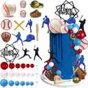 Baseball Cake Decorations Sports Theme Party Decoration Supplies Baseball Themed Happy Birthday Cake Topper Party Decorations