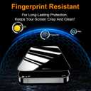 OneFish 2 Pack Privacy Screen Protector for iPhone 14 Pro - 4-Way 360 Anti-Spy Tempered Glass, 9H Hardness, 3D Curved Edges, Case-Friendly & Easy Installation