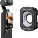 K&F Concept Wide-Angle Lens Compatible with DJI Osmo Pocket 3, Magnetic Attach/Multi-Coated/Optical Glass