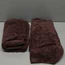 MOONQUEEN 6 Pack Premium Bath Towel Set - Quick Drying - Microfiber Coral Velvet Highly Absorbent Towels - Multipurpose Use as Bath Fitness, Bathroom, Shower, Sports, Yoga Towel (Wood Brown)