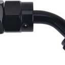 EVIL ENERGY 12AN Hose End Fitting 45 Degree Swivel for CPE Braided Hose Black