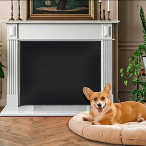 JUIN Fireplace Cover Baby Proof: 39''32'' Baby-Proofing Fire Place Blanket Gas Brick Fireplace Screen Draft Stopper Draft Blocker Insulation Fireplace Covers for The Living Room & Child & Pet