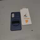 SURITCH for Samsung Galaxy S25 Edge Case with 360 Rotatable Hand Strap Phone Grip & Invisible Kickstand & Slide Camera Cover, Rugged Shockproof Protective Cover for S25 Edge -Dark Blue