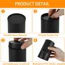 12 Pcs 16 oz Tea Tins for Loose Tea, Tea Canister with Lid Double Sealed, Metal Tin Container for Loose Leaf Tea Storage, Coffee, Sugar