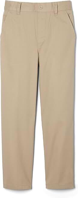 French Toast Boys Pull-on Relaxed Fit School Uniform Pant, Khaki, 10