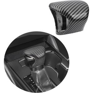 JINZHAO Trim for Lexus ES250 ES300h ES350 UX200 UX200h Accessories Auto Gear Shift Knob Cover Trim Cap Protector Interior Sport Style  Carbon Fiber Grain