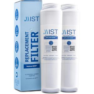 Mist GSWF Water Filter Replacement for GE, Refrigerator Water Filter compatible with GSWF Smart Water, GSWFDS, 100749-C, 100810/A, 238C2334P001, Kenmore 46-9914 (2 pack)