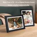 10 Inch Small Smart TV with ATSC Tuner & Touch Screen, 5-in-1 Kitchen TV with Home Control Panel, Video Call, Calendar & Photo Frame Functions, Portable MINI for Bedroom, RV, Camper