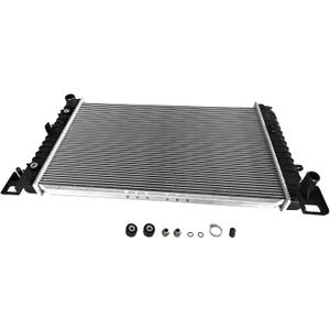 Aluminum Crossflow Radiator Compatible with 1999-2007 GMC Sierra 1500 Chevrolet Silverado 1500 4.3L 4.8L 5.3L 2334 15193110