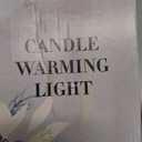 Small Candle Warmer Lamp with Timer, Adjustable Green Lamp Warmer for Jar Candles, Unique Women Gifts for Birthday, Dimmable Candle Heater, Cute Wax Warming Light with Wood Base