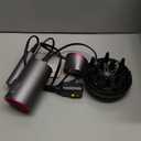 LEBENLANG Ionic Hair Dryer, 1875W - Foldable, Portable, Compact, Mini, Travel, Diffuser, Curly Hair (Grey/ Pink)