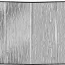 Windshield Sun Shade for Kenworth T Series/C Series/W Series1981-2024,Front Window Sunshade Shield,2-in-1 Reflective Sun Shade,Silver for Summer, Black for Winter