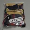 Winter Coat for Small Dogs, Puppy Plaid Jacket, Cotton Coat for Cold Weather, Windproof Warm Dog Garments, Pet Thickened Outfits Indoor Outdoor, Red XS