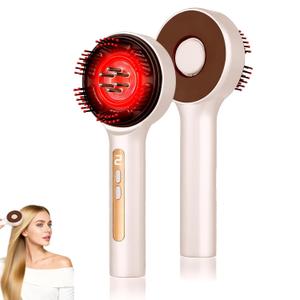 Scalp Massager, 3-in-1 Hair Oil Applicator, Cordless Electric Massager, IPX7 Waterproof, Portable Scalp Brush for Hair Growth & Dandruff Removal, Salon Home & Travel Use, White