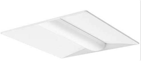 Lithonia Lighting 2x2 LED Troffer Light, BLT Series Low Profile LED Drop in Ceiling Light for Dropped Ceiling with Curved Ribbed Diffuser, 3300 Lumens, 4000K Cool White 2 Pack