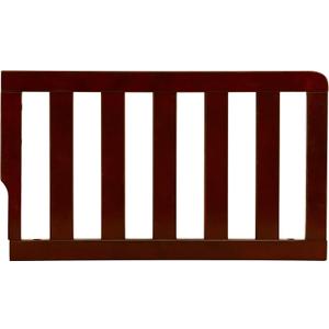 Dream On Me Convertible Crib Toddler Guard Rail in Espresso, Converts Cribs to Toddler Beds, Solid Wood Construction