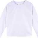 Gerber Unisex Baby Toddler UPF 50+ Long Sleeve Rashguard Swim Shirt (18 Months, White)