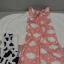 Newborn Sleep Sack Baby Swaddle,3-Way Adjustable Wearable Blanket,100% Rayon Cotton Swaddling Sleeping Bag. (Cloud & Cow Print, 3-6 Months)