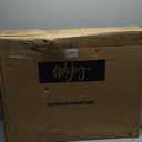 #WEJOY Folding Lounge Chair with Canopy Shade, Portable Adjustable 5-Position Patio Chaise Lounger with Pillow & Storage Pocket for Lay Flat Outdoor Lawn Backyard Beach Camping Pool Tanning