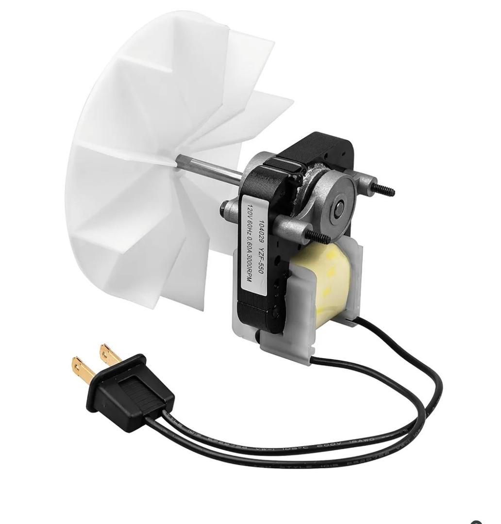 Siasky Universal Bathroom Vent Exhaust Fan Motor Replacement Motors Kit, Fit for Nu-Tone Br-oan Exhaust Vent Fan Motor 120V 50CFM, with Blower Wheel