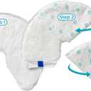 QuickChange Mens Overnight Adult Incontinence Wrap (Pad), Maximum Absorbency, Holds 17oz Dry to the Touch, Disposable, Fragrance Free, One Size Fits All, Catheter Replacement, 25 Count (25)