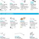 Knape & Vogt John Sterling, 2-1/2" Hook Adjustable Steel Shelf and Rod Bracket, Fits Shelves 11" - 14", Fits Closet Poles up to 1-3/8" in Diameter, RP-0042-BWT, White