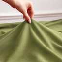 Pinch Pleated Sheer Curtains 80 Inches Long Light Filterring Sheer Semi Voile Drapes Pinch Pleated Curtains for Living Room Bedroom(Loden Green, 42 W x 80 L, 2 Panels)
