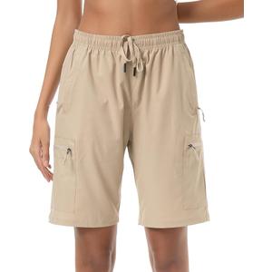 Men's Quick Dry Hiking Shorts Lightweight Running Gym Outdoor Active Shorts with Zipper Pockets 3XL