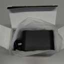 Portable Bluetooth Speaker with RGB Lights, Stereo Sound Punchy Bass, Mini Wireless Bluetooth Speaker, Cute Fashion Style for Kitchen Desk Bedroom Office Party Outdoor, Birthday Gifts (Black)