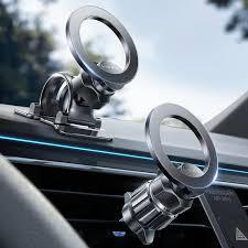 LISEN for Magsafe Car Mount, Cell Phone Holders for Your Car, Magnetic Car Accessories for Women Men Jeep Truck, Gifts for Mothers Day Him Her for iPhone 17 Pro Max 16 15 14 13 12, Samsung S26, Black