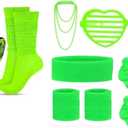 80s Costumes Accessories for Women Green (Green)