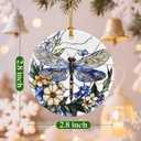 Christmas Ornaments, Dragonfly Ornament, Christmas Tree Ornaments, Xmas Decorations, Holiday Decorations, Gifts for Dragonfly Lovers, Holiday Party Gifts, and Xmas Gift Ideas
