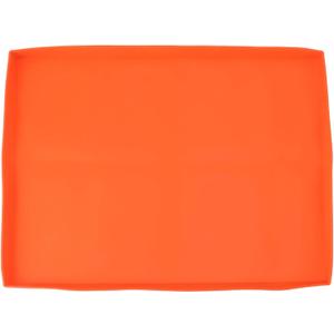 Griddle Mat Heavy Duty Silicone Grill Cover Protect, 22 inch BBQ Griddle Cover for Weber Grill Mat,Protect Griddle from Rodents, Debris and Rust, Gray (22in Orange)