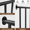 Metty Metal 3Ft W x 36in H Level Deck Railing Kit, Textured Black AAMA2604 Powder Coat, IBC Certified Guard Rail for Deck Porch Balcony Patio Outdoor