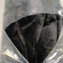 Aemicion Wearable Blanket Hoodie for Adults - Black Oversized Sherpa Fleece Blanket with Sleeves and Pocket, Cozy Gift for Men and Women, Home Office Couch Use