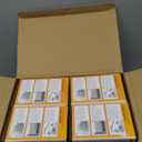 Kanayu 8 Pack Dummy Fake Camera CCTV Dome Fake Security with Flashing Red LED Light Wireless Surveillance Dummy CCTV for Outside Decoy Camera with Screws Tape for Indoor Outdoor Home (White)